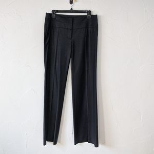 Bebe business dress pants trousers black 10 32" wide leg LIV FIT